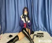 Fejira com – JK on gas mask Vibrator orgasm from japanese skirt bbw