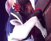 Spider-Kiss Blowjob: Miles Morales x Male Spider-Gwen part 1 from spider man x venom gay sex