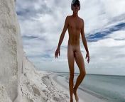 Perfect beach spot to get naked and jerk my big dick from sand gay xx
