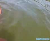 HornyAgent Bikini girl with big tits fucked at the lake from and bikini girl