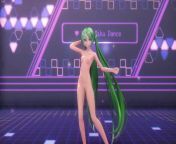 MMD Hatsune Miku Cynical Night Plan - akai707 - Green Hair Color Edit Smixix from breasts expansion hatsune miku