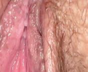 Amateur wife's drooling pussy and I eat all the drool. Fucked her wet hairy cunt and it drips the pussy juices over my dick from wet hairy fetish