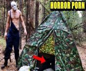 Masked villain fucks tired traveler in the woods HORROR PORN from gay toys
