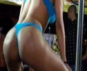 Latina G-string contest 1 from strip club amateur contest