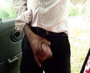 Caught step mom fingering in car, then I cum on her boobs from indian girls in car