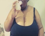 Ebony BBW Big Boobs Dildo Webcam Latasha LacyLoveless from latasha sex