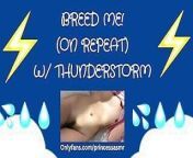 BREED ME! (Thunderstorm ASMR) from sound rain on tin roof