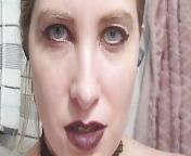 Gothic mistress makes you eat her pussy. ASMR from lick pussy asmr