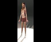 Cute Blonde In Skirt Dancing And Posing For You from 3d dance porn