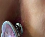 Plug in big ass Chubby asshole dilatation from karthi rose x