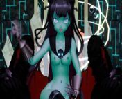 MONSTER -Light Cruiser Devil- Liquid Master - Dark Green Body Color Edit Smixix from 3d anime monster sex video