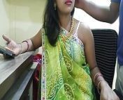 Indian hot Receptionist amazing XXX hot sex with Office Boss! from xxx indian hot sex vega
