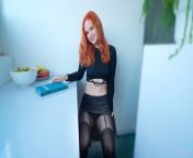 Redheaded student in pontyhose Doesn't want to do her homework, preferring a big cock in her tight pussy - Verlonis from indian students