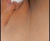 My little pussy meows from hot blonde masturbating wet smooth pussy untill get orgasm close up