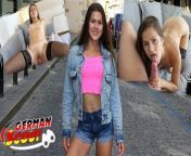 GERMAN SCOUT - Cute Shy Teen Serina Gomez Picked Up and Fucked at Model Job from cute shy teen
