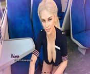 Summer Heat: Sexy Super Model In The Train-Ep1 from anime heat boobs