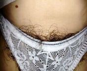 my wife very hairy in transparent white lingerie from my wife avery