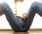 I put a toy in my jeans and felt it, I ♡ want to put a big one in it as soon as possible. from る♡連続絶頂』素人カップル