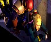 Samus show Captain Falcon her moves from jonah falcon showing