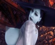 Lady Dimitrescu Reverse Cowgirl : Resident Evil Village Parody from resident evil prettier than lady dimitrescu mia winters peeping naked