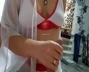 The man ordered a nurse home... Full video. from indiefoxx sexy nurse lingerie cosplay video leaked