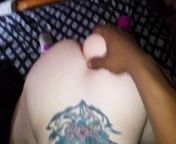 Tatted up white girl obeys BBC from one girl 2boys sexesi mms ra