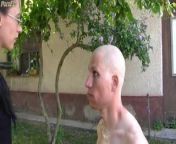 Slave Headshave from hard sex and headshave