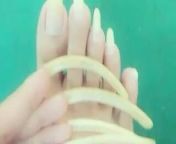 Kheora Seong clear long fingernails and toenails from kim seong ryung