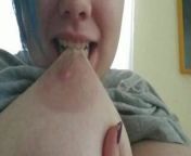 Biting my huge fat tits Michelle Bird from huge fat tits