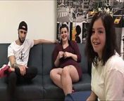 Chubby Maria and her big dicked friend Fede teach Alba from maria mosley