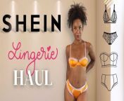 MissFluo - Try On Lingerie Haul From SHEIN from pregnancy lingerie haul