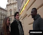 InterracialVision Bf Eats GF Pussy While She Gets BBC Rammed from gf and bf get a fun together