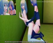 FUTA – Historia Reiss likes to bounce her ass on Femboy's dick from mikasa futa fucks historia reiss 3d hentai