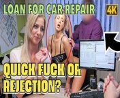 LOAN4K. Teen coquette Nathaly Teges wants to drive car from drive car animation