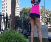 Curvy girl smoking and opening legs outdoors – teen in high heels from curvy nri girl smoking
