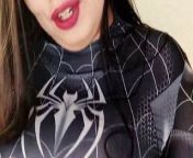 Spider-lady show you how to jerk off (JOI) from spider girl cosplay bondage