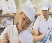 Japanese nurse working hairy penis from japanese penis massage