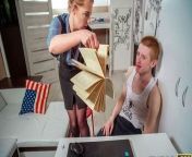 TUTOR4K. English lesson ends for boy and his gorgeous tutor from english bf sexy