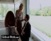 Cherry Kiss is tempted by anal sex at work from dudovutvuuo