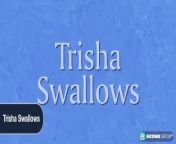 MILF Trisha Swallows After Getting Butt Fucked By 2 Guys from pg mpg videotress trisha sex video tara