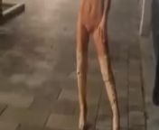Nude Walking Through the City at Night from лида онищук голая