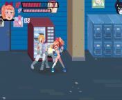 Lewd City Girls [Hentai pixel game] mixed sex facial blowjob while face siting from kunoichi mission mixed figh