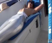 SOMEONE COULD SEE US! Viva Athena Sneaky Blowjob on Boat During Covid 19 from desi nude bath outdoor