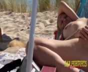 Public sex at nude beach with voyeurs from nude em