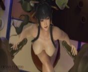 [Blacked]Nyotengu Double Fup [Grand Cupido]( DEAD OR ALIVE ) from sarah dead or alive