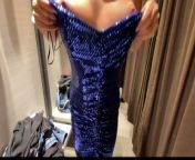 Choosing NY`s clothes ends with big cumshot on tits from aunty dress change hidden capture