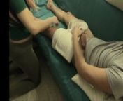 DICK FLASH during MASSAGE: VIRGIN stepsis SEES COCK: GRABS it angrily! REACTION: NOT SO HAPPY ENDING from 11 ending