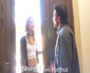 NANNYSPY Wife Watches Husband Bang Thieving Nanny from angelina jolie pantyless photo com