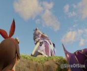 The Hidden Spring [Giantess Growth] Genshin Impact Animation from giantess scaticu