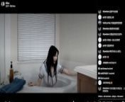 Elise TuTu Live Show and Shower in Bath (Nipple Shot!) from 쏘블리 露点